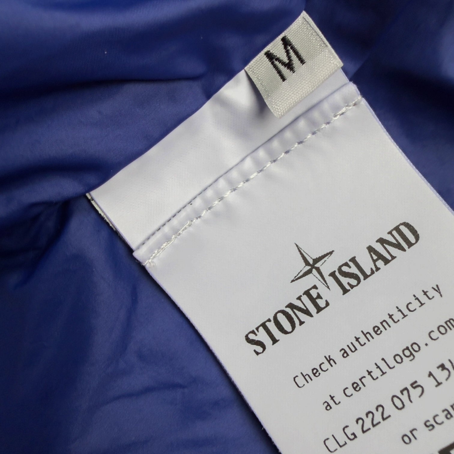 S/S 22 Stone Island Skin Touch Nylon-TC - Blue