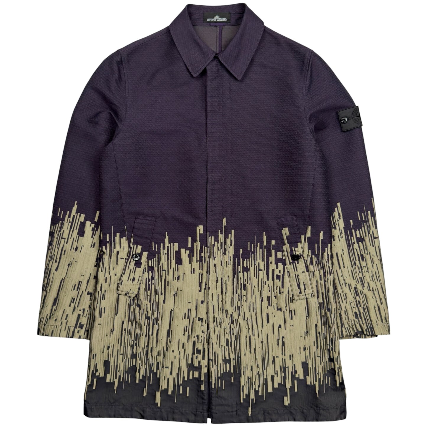 S/S 17 Stone Island Shadow Project Big Loom Jaquard Car Coat
