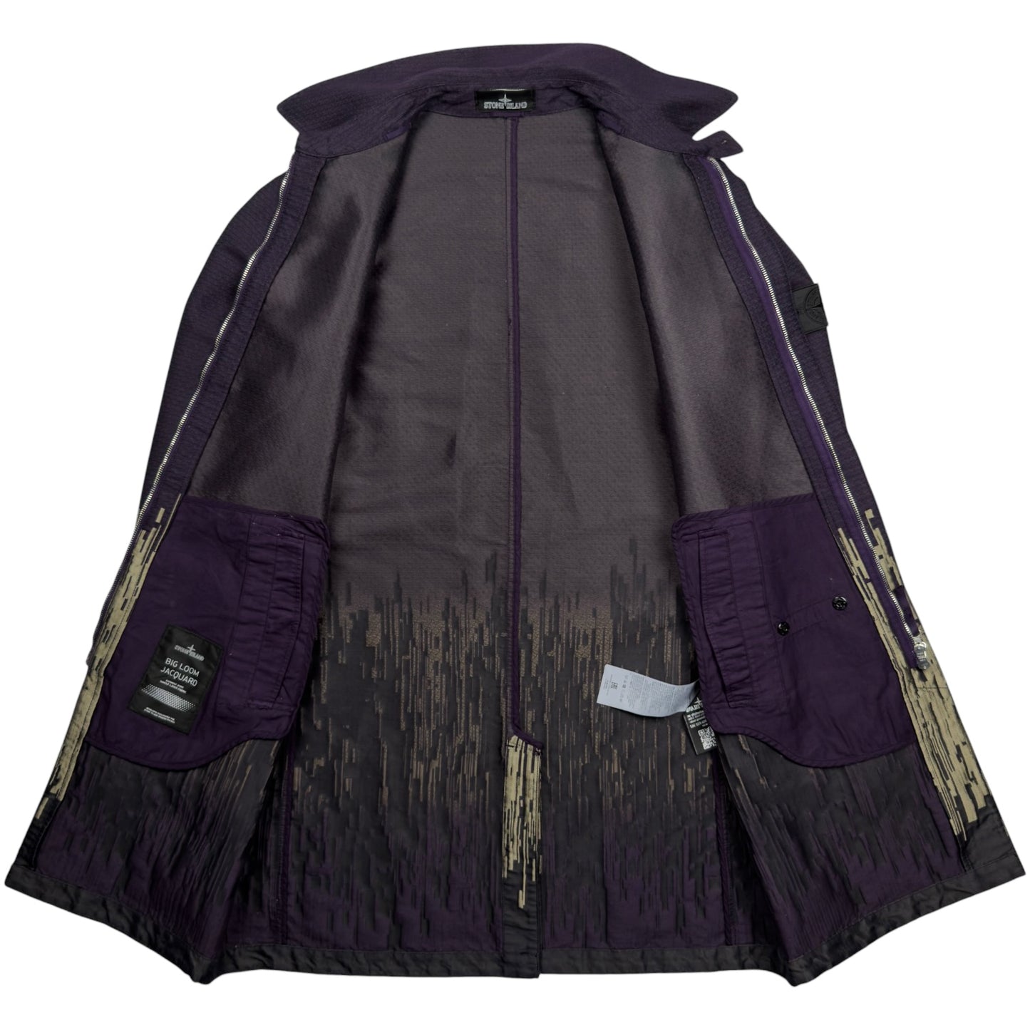 S/S 17 Stone Island Shadow Project Big Loom Jaquard Car Coat