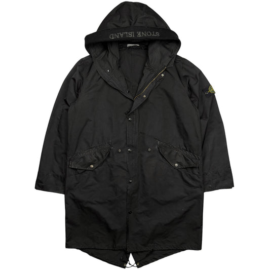 A/W 07 Stone Island David TC Spellout Hood Fishtail Parka Jacket