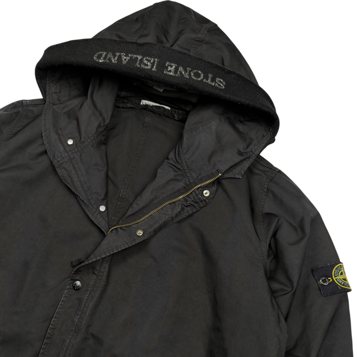 A/W 07 Stone Island David TC Spellout Hood Fishtail Parka Jacket