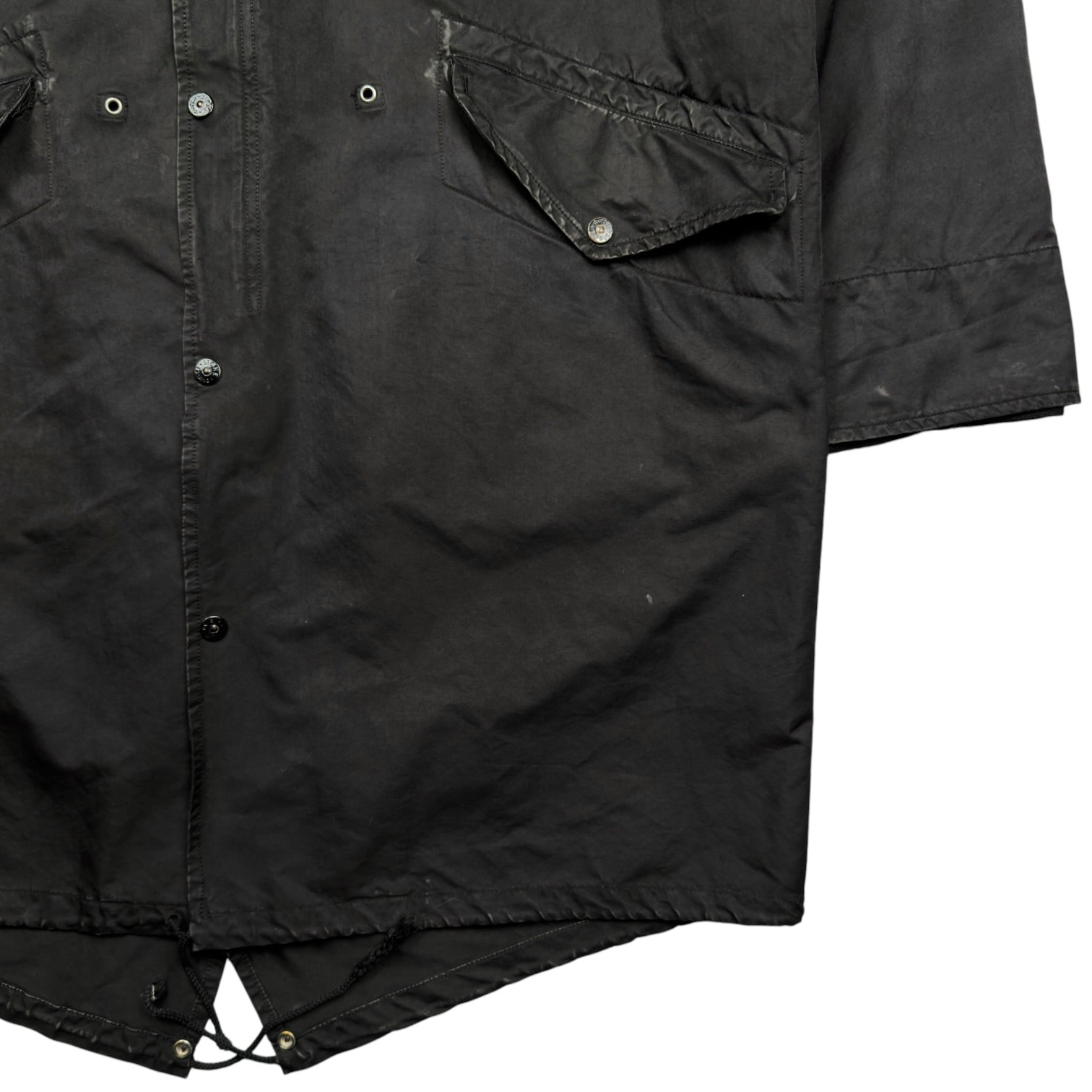 A/W 07 Stone Island David TC Spellout Hood Fishtail Parka Jacket