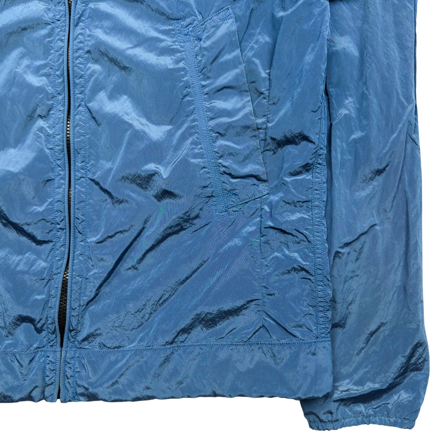 S/S 06 Stone Island Nylon Metal Shimmer Jacket - Blue