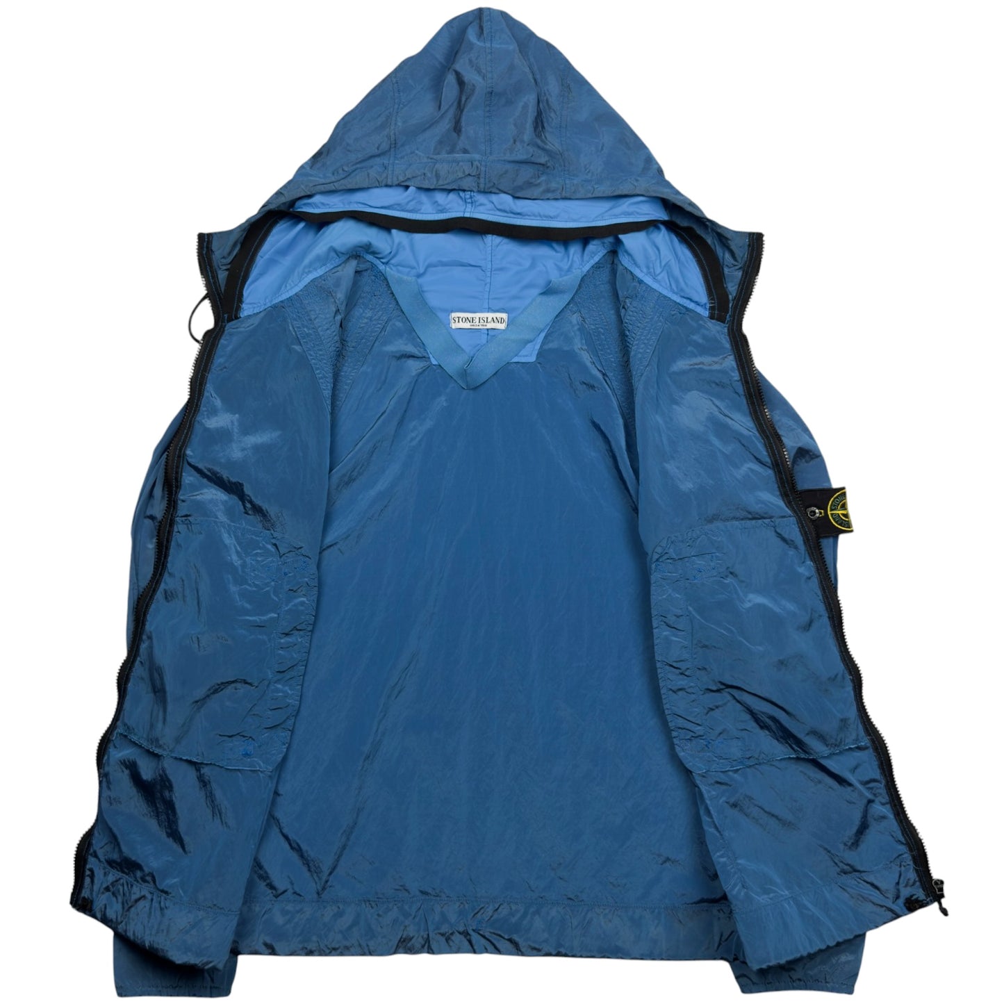 S/S 06 Stone Island Nylon Metal Shimmer Jacket - Blue