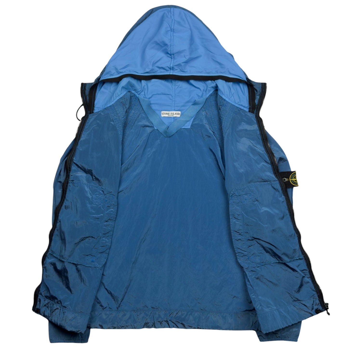 S/S 06 Stone Island Nylon Metal Shimmer Jacket - Blue