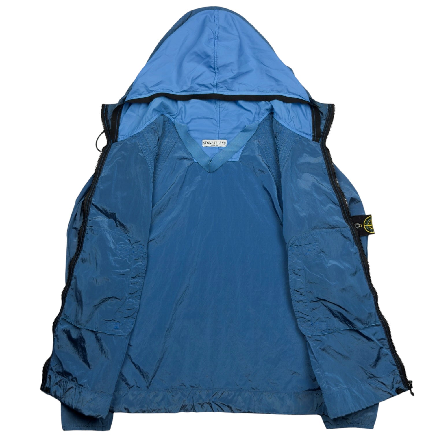 S/S 06 Stone Island Nylon Metal Shimmer Jacket - Blue
