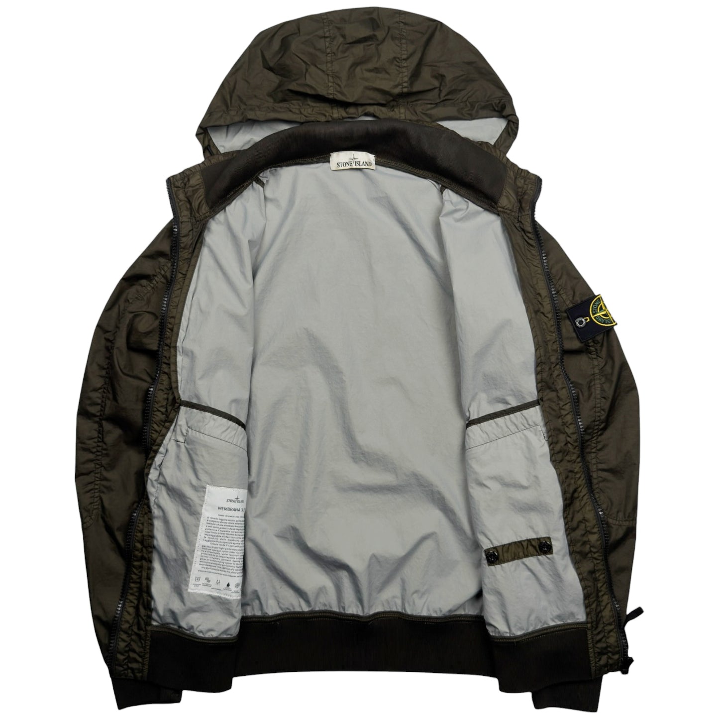 S/S 18 Stone Island Membrana 3L TC - Dark Khaki