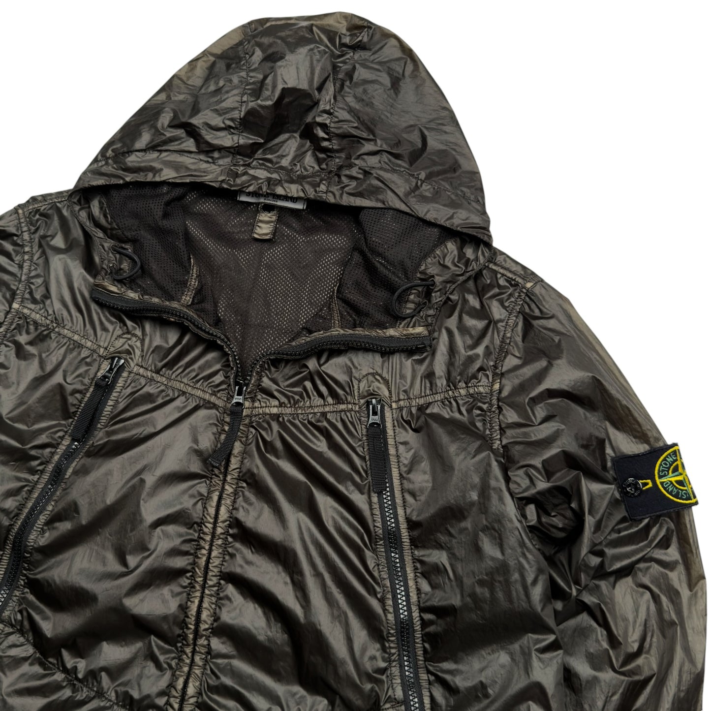 A/W 12 Stone Island Lamy Windbreaker Jacket - Dark Green