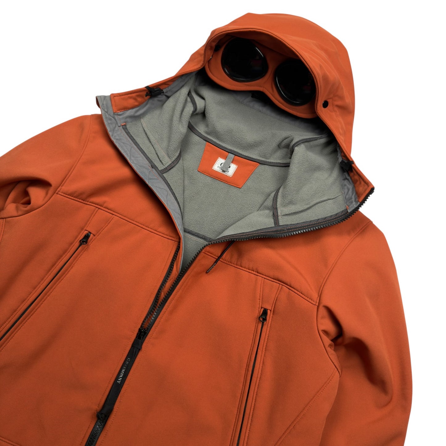 C.P. Company Soft Shell Goggle Jacket - Orange
