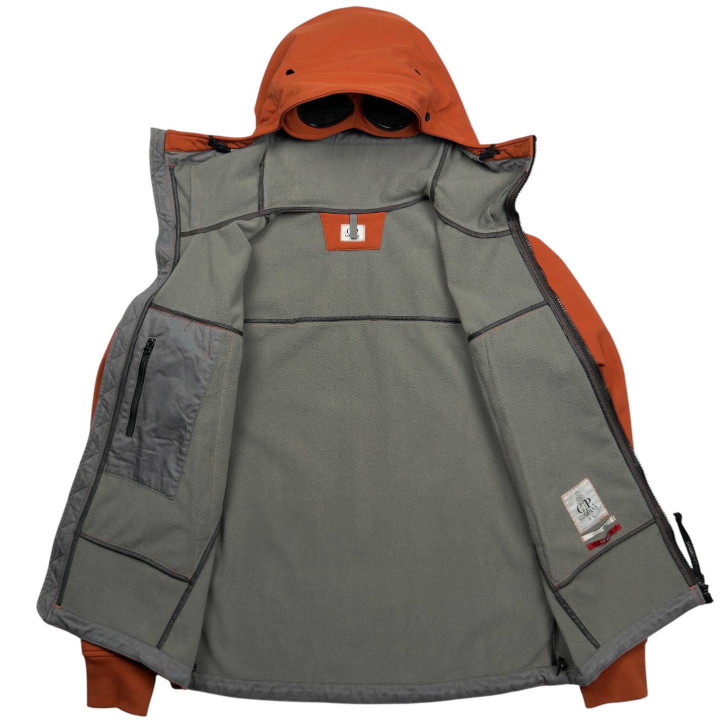 C.P. Company Soft Shell Goggle Jacket - Orange