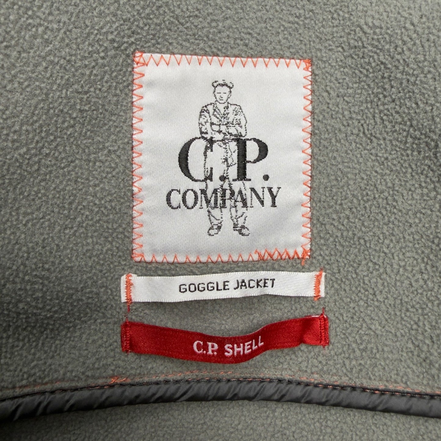 C.P. Company Soft Shell Goggle Jacket - Orange