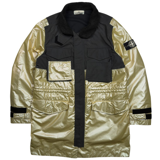A/W 18 Stone Island Iridescent Coating Tela with Reflex Mat Parka Jacket