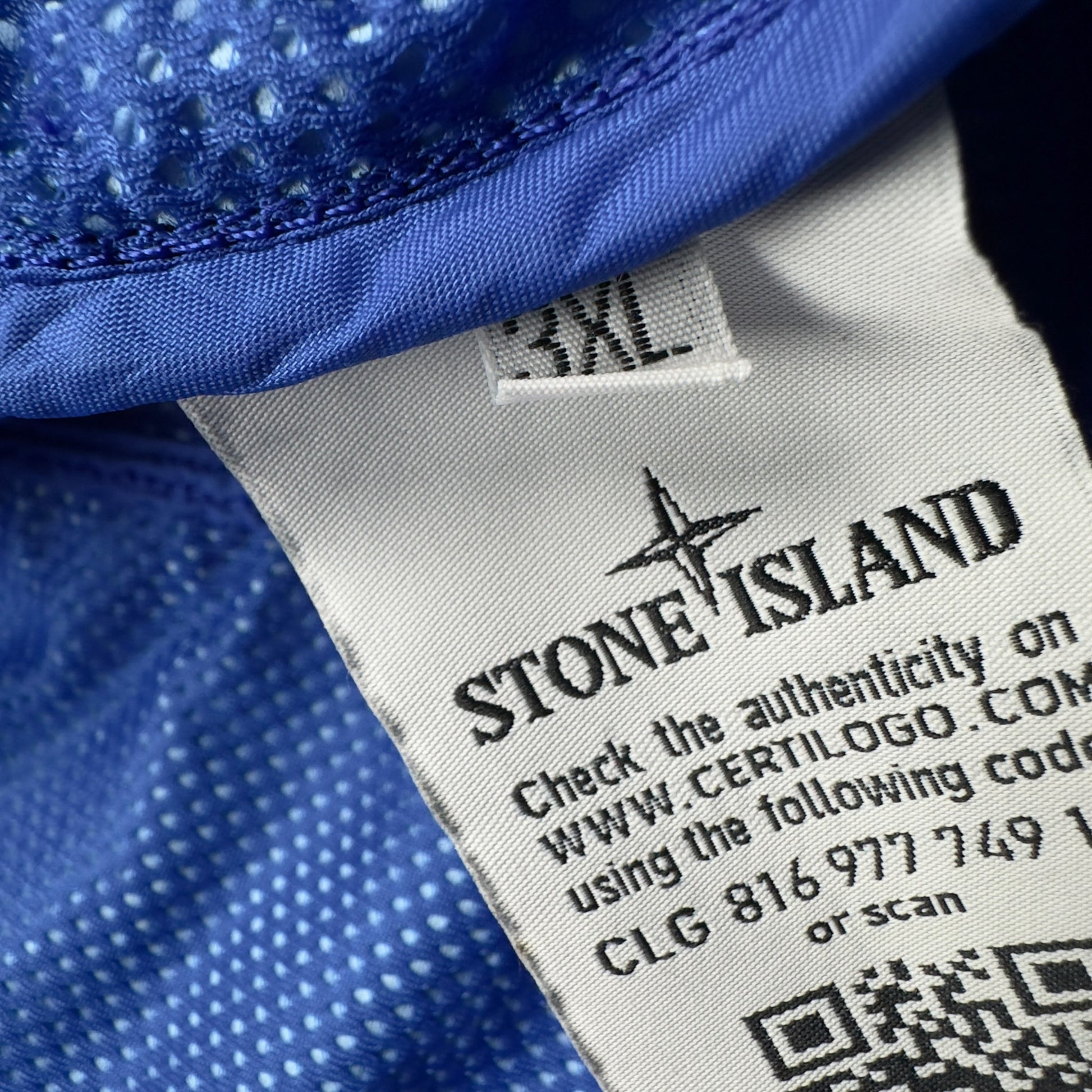 S/S 14 Stone Island Membrana TC Jacket - Blue