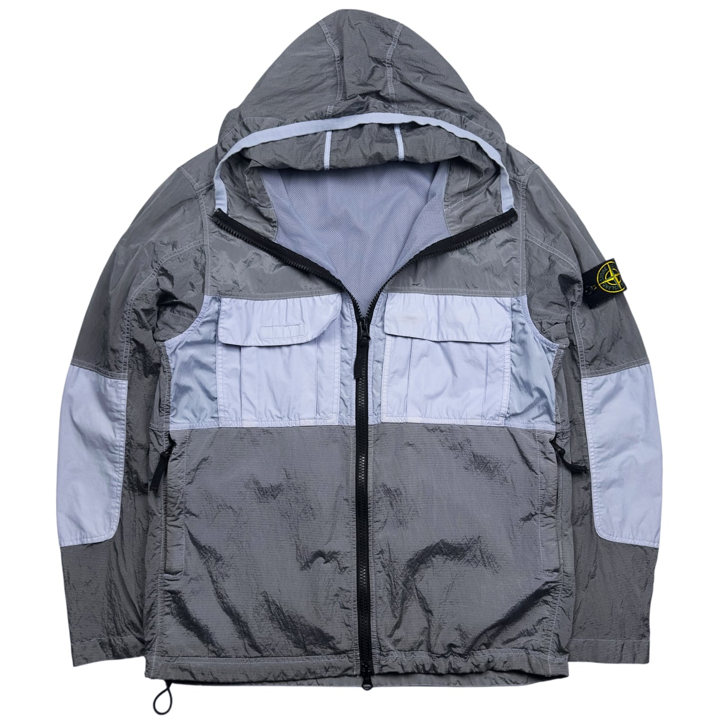 S/S 19 Stone Island Nylon Metal Watro Ripstop Windbreaker Jacket - Lavender