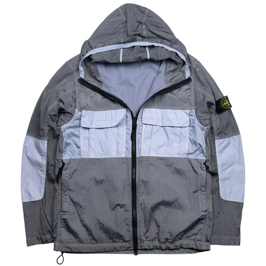 S/S 19 Stone Island Nylon Metal Watro Ripstop Windbreaker Jacket - Lavender