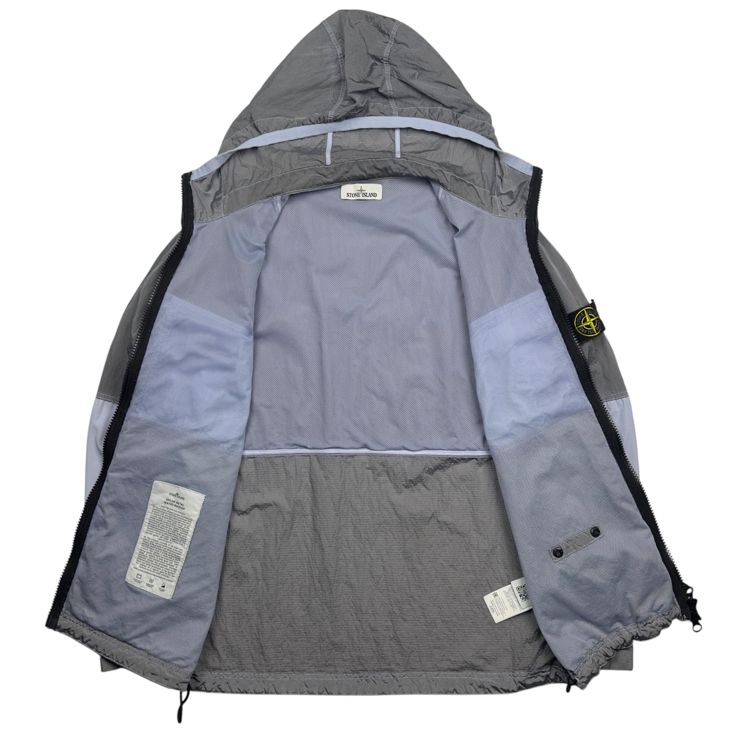 S/S 19 Stone Island Nylon Metal Watro Ripstop Windbreaker Jacket - Lavender