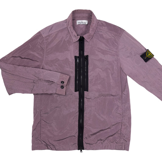 S/S 17 Stone Island Nylon Metal Overshirt - Lilac - Large