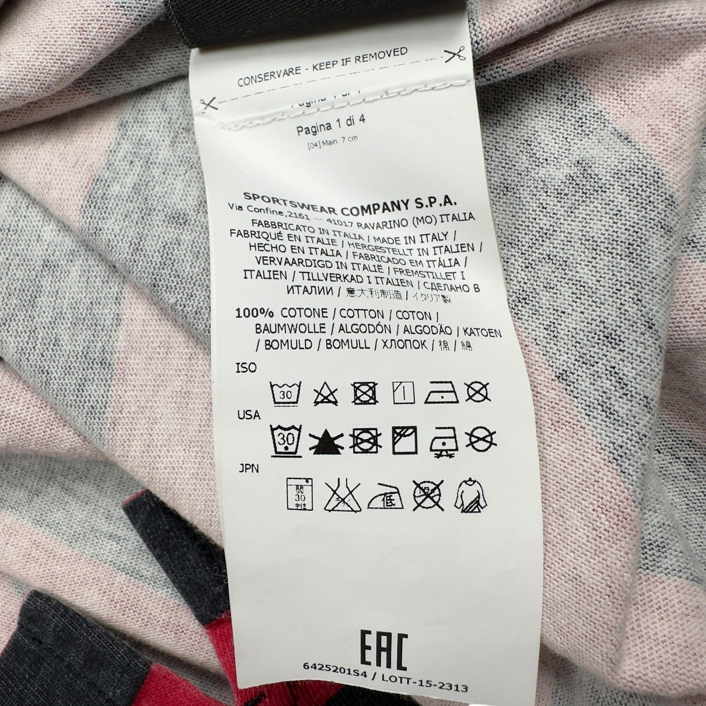 S/S 16 Stone Island x Supreme Striped Quarter Zip Sweater