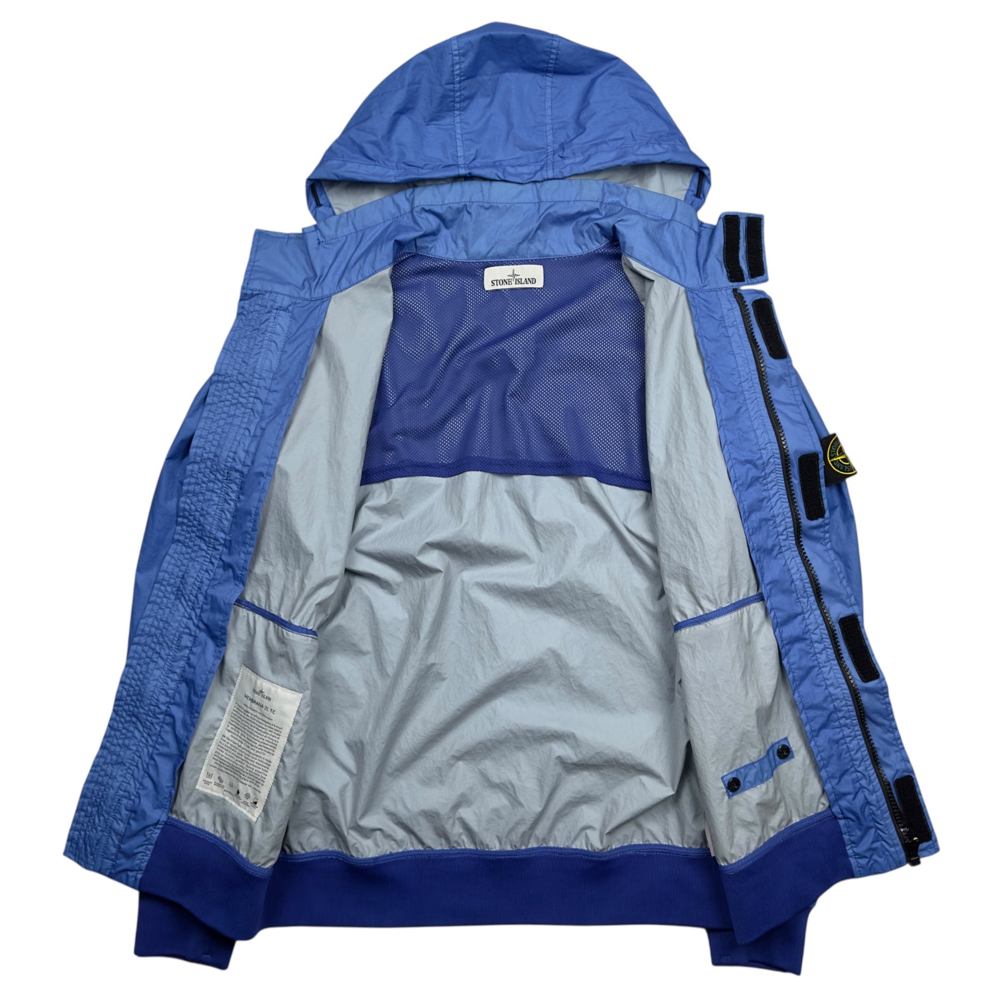 S/S 19 Stone Island Membrana 3L TC Jacket - Blue