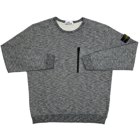 A/W 18 Stone Island Marl Pocket Sweater - Dark Grey