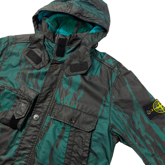 S/S 11 Stone Island Reverse Colour Process Raso Gommato Jacket