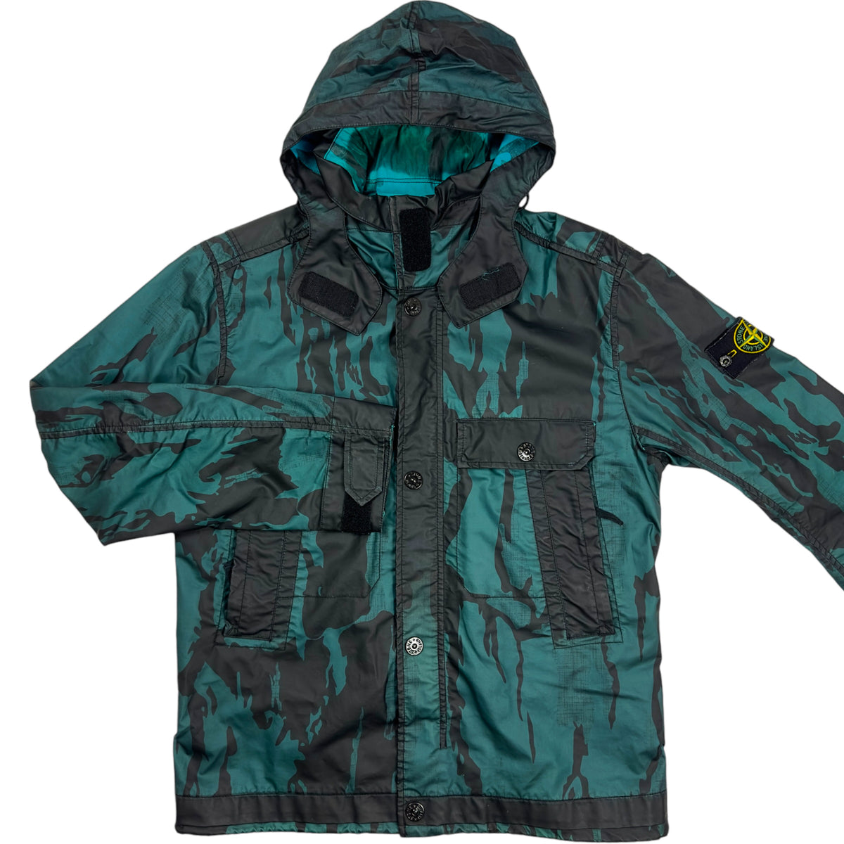 S/S 11 Stone Island Reverse Colour Process Raso Gommato Jacket 