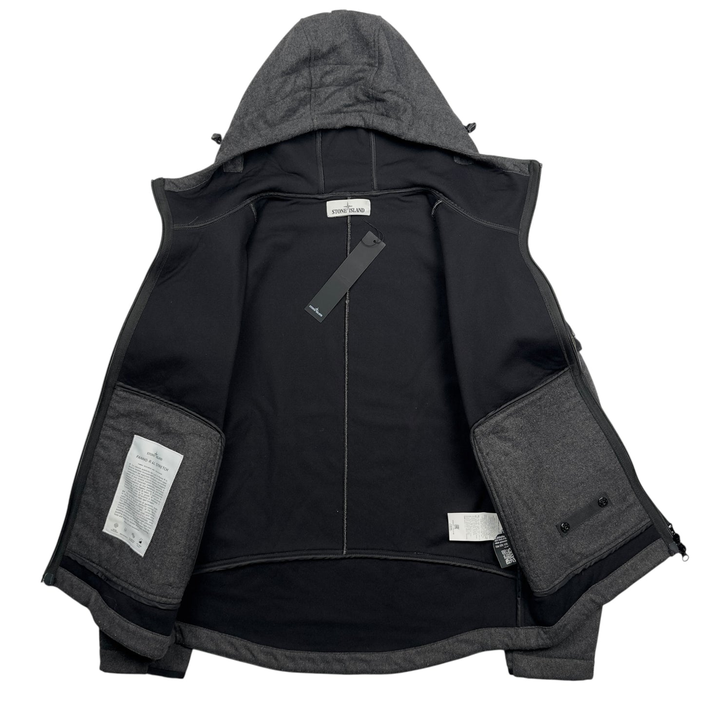 A/W 17 Stone Island Panno R 4L Stretch Jacket - Dark Grey