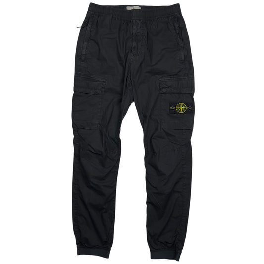 S/S 22 Stone Island Stretch Cotton Cargo Trousers 30 RE-T