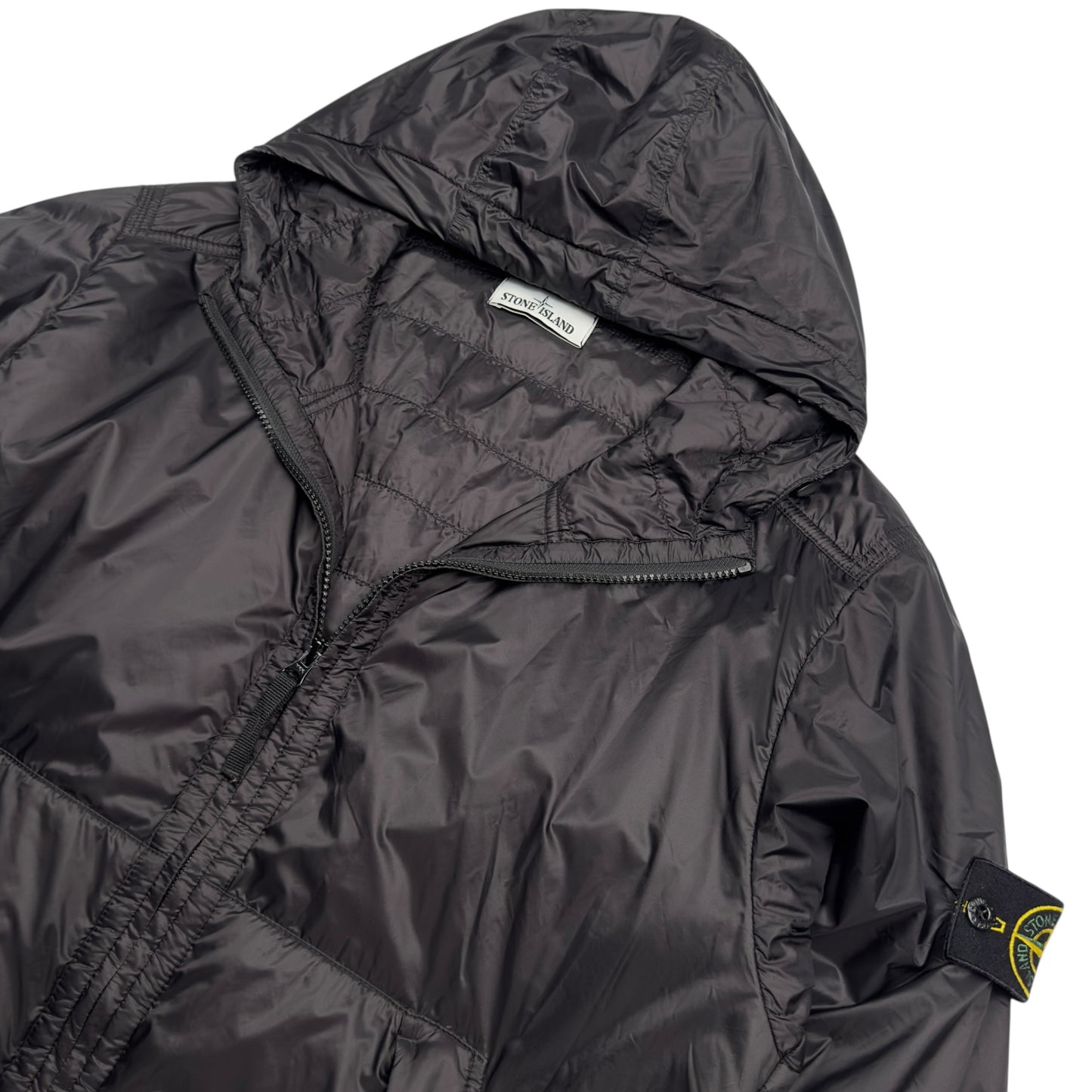 A/W 15 Stone Island Micro Rip Stop with Primaloft Insulation Packable Jacket - Black