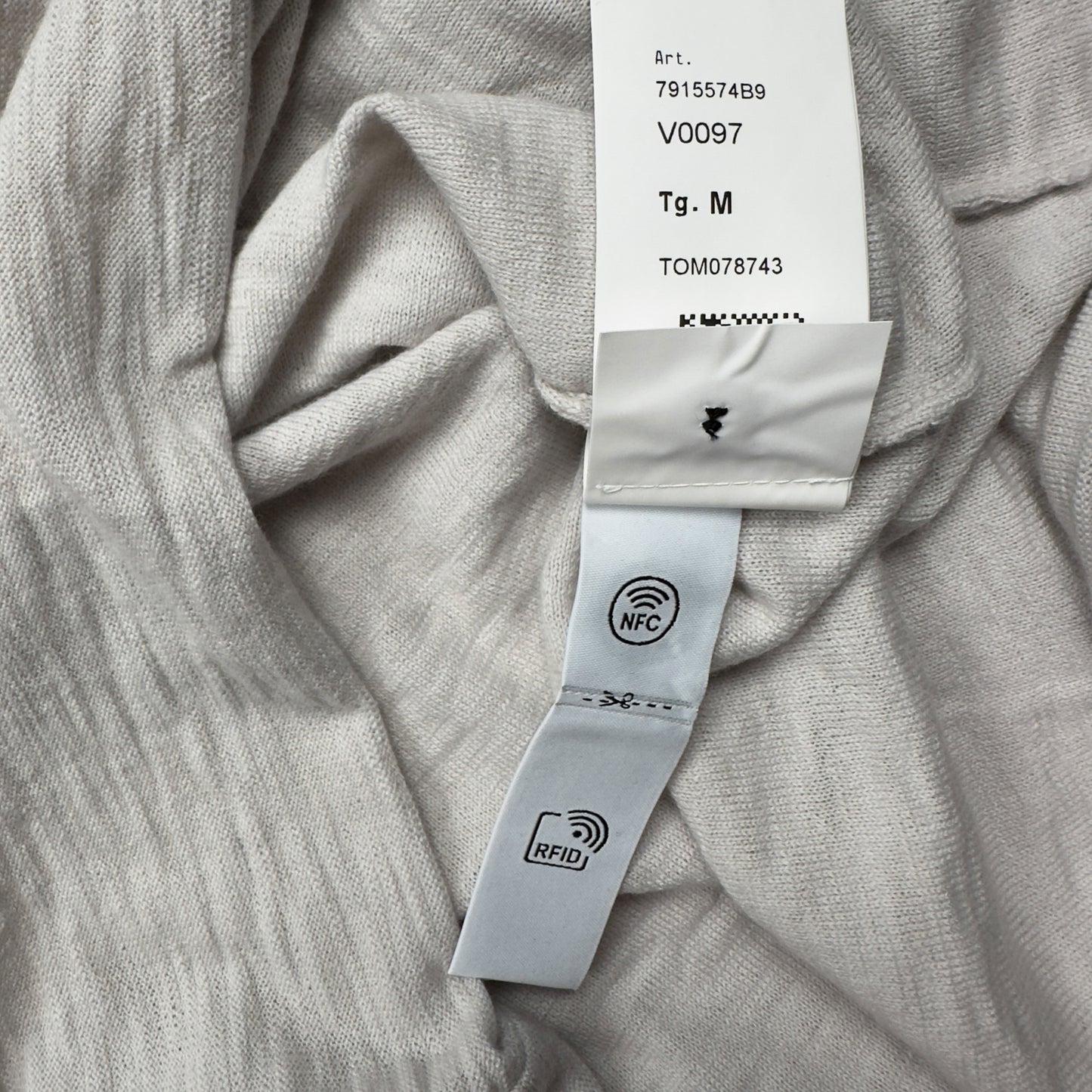 A/W 23 Stone Island Reverse Stocking Stitch Slub Wool Nylon Crewneck Knit Sweater