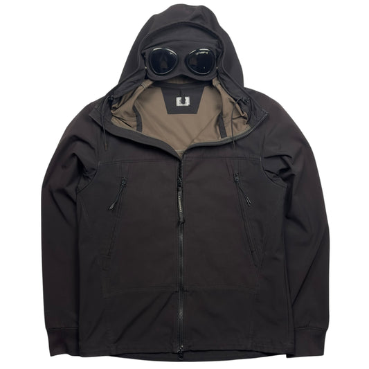 C.P. Company Soft Shell Goggle Jacket - Brown