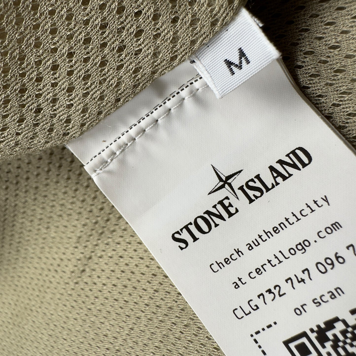 A/W 21 Stone Island Reflective Rain Camo Lined Overshirt Jacket