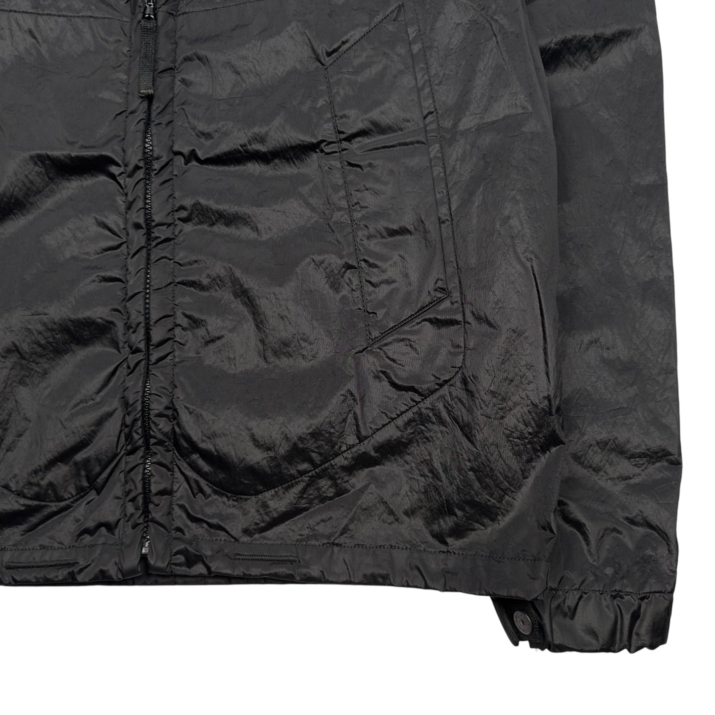 A/W 07 Stone Island Nylon Metal Flock Jacket - Black