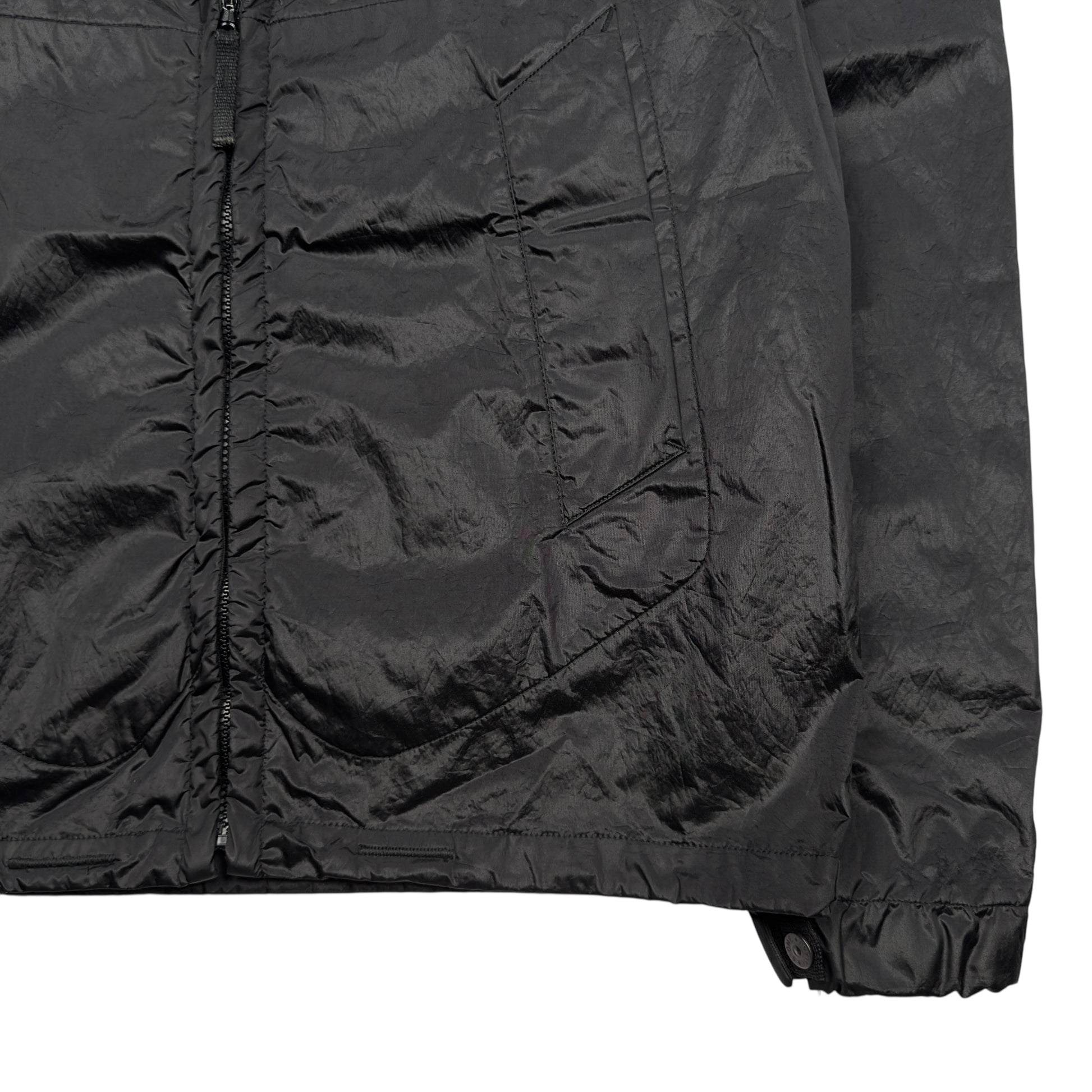A/W 07 Stone Island Nylon Metal Flock Jacket - Black