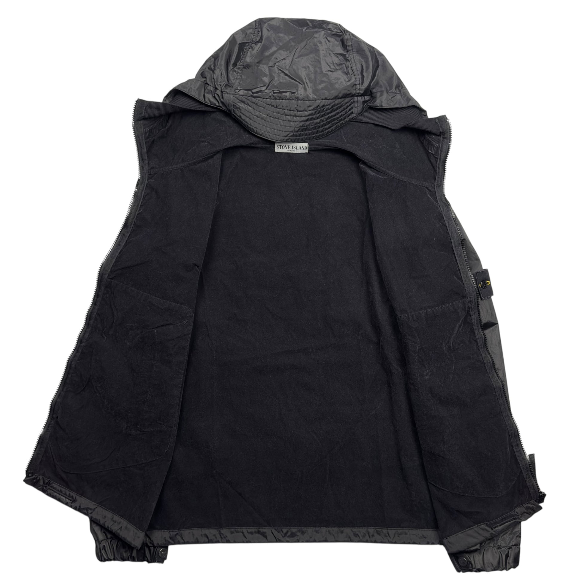 A/W 07 Stone Island Nylon Metal Flock Jacket - Black