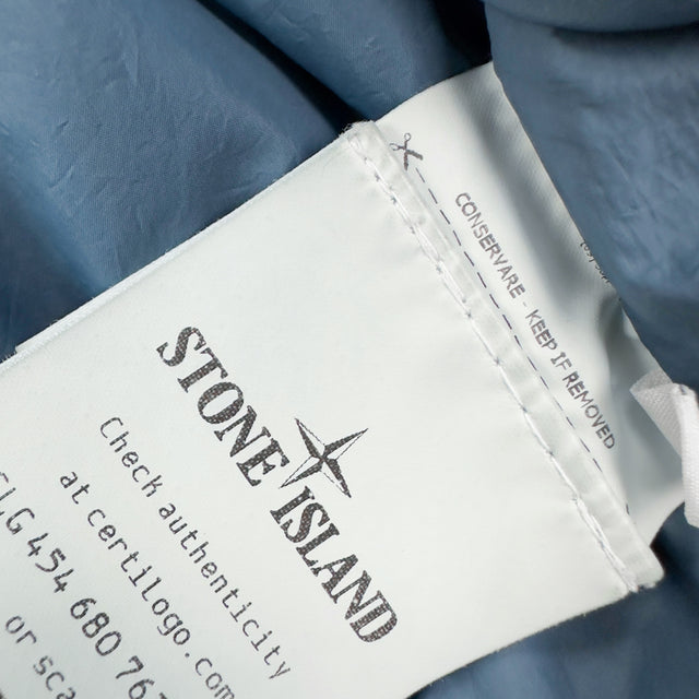 A/W 21 Stone Island Garment Dyed Crinkle Reps Hooded Down Jacket