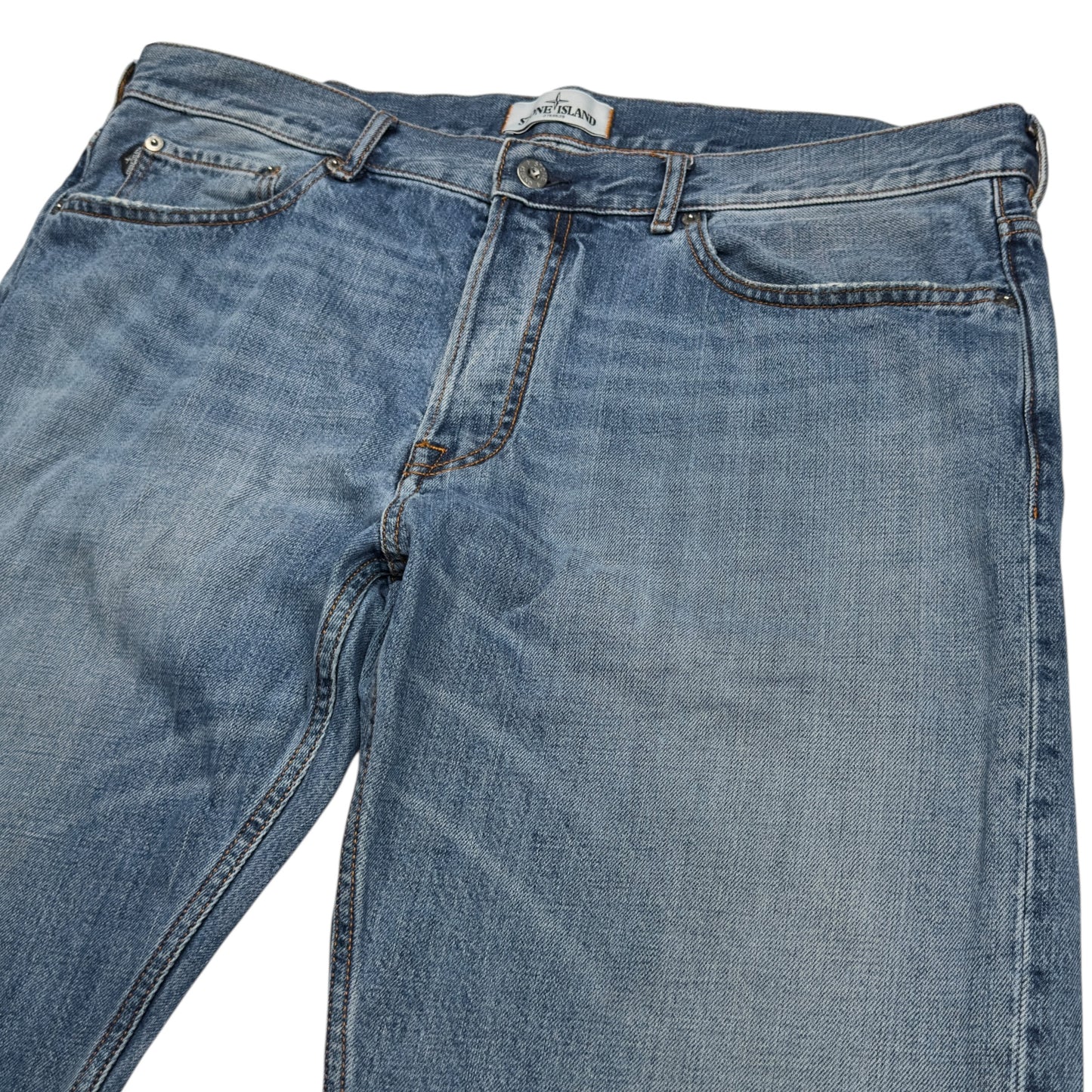 S/S 13 Stone Island Light Wash Denim Jeans 38 RE