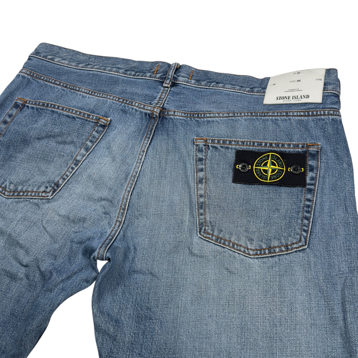 S/S 13 Stone Island Light Wash Denim Jeans 38 RE