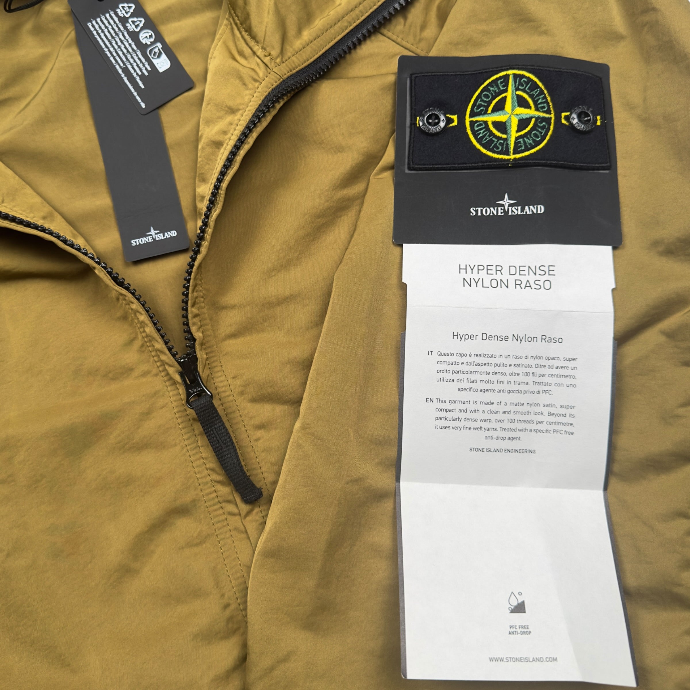 S/S 23 Stone Island Hyper Dense Nylon Raso Hooded Jacket – Dans