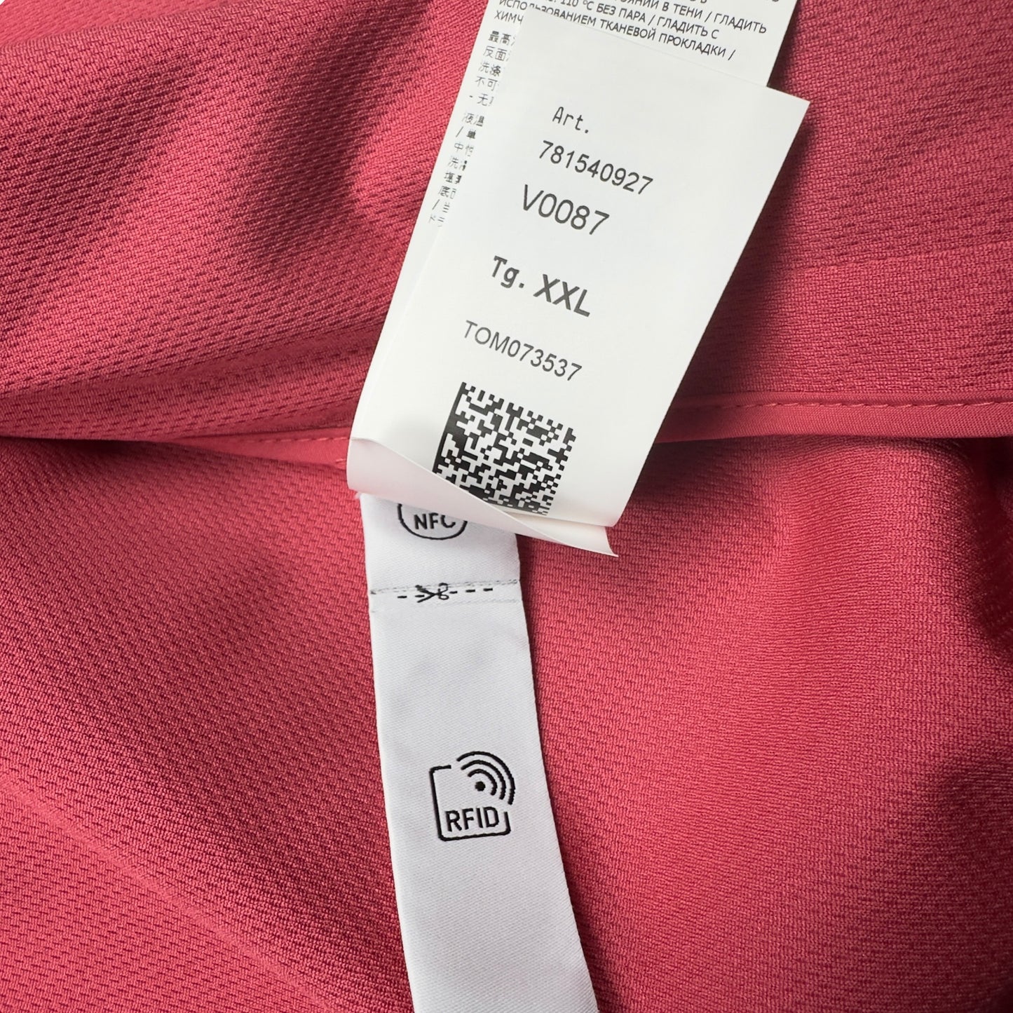 S/S 23 Stone Island Light Soft Shell-R Jacket with e-dye Technology - Pink