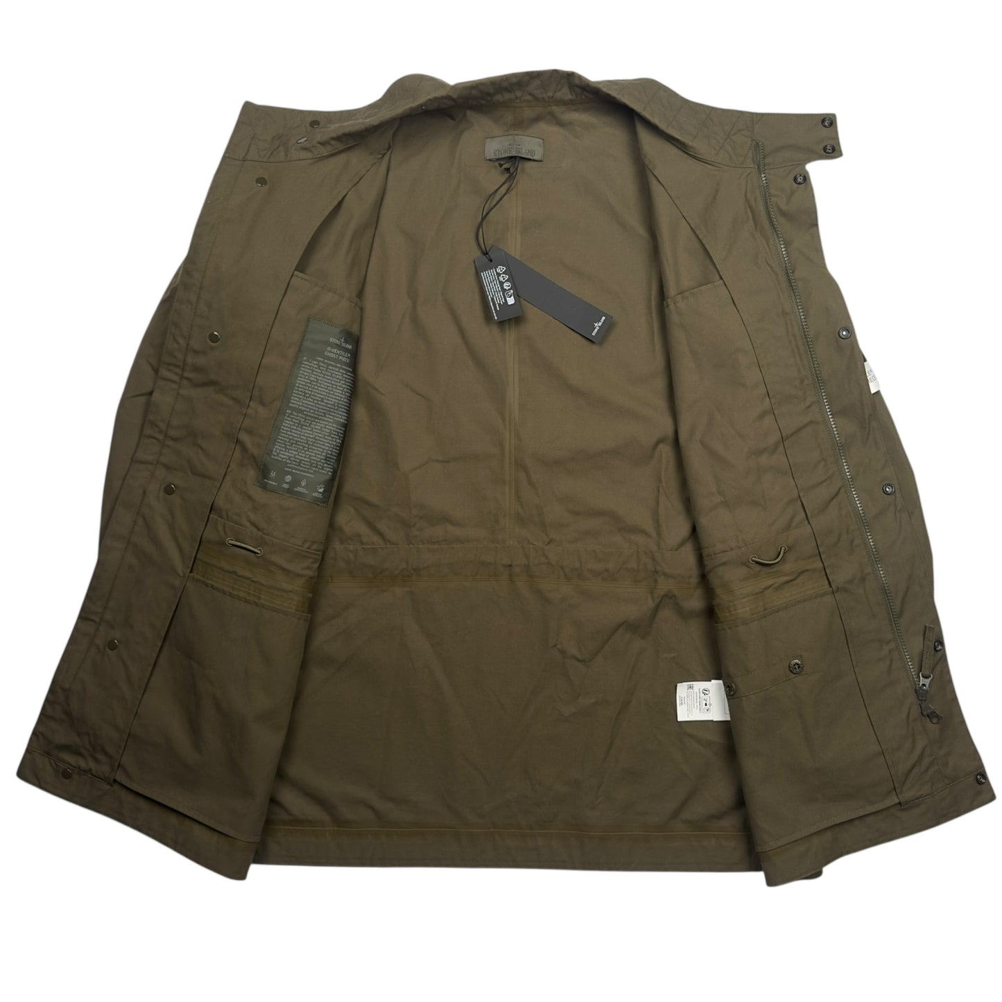 S/S 23 Stone Island O-Ventile Ghost Field Jacket - Khaki