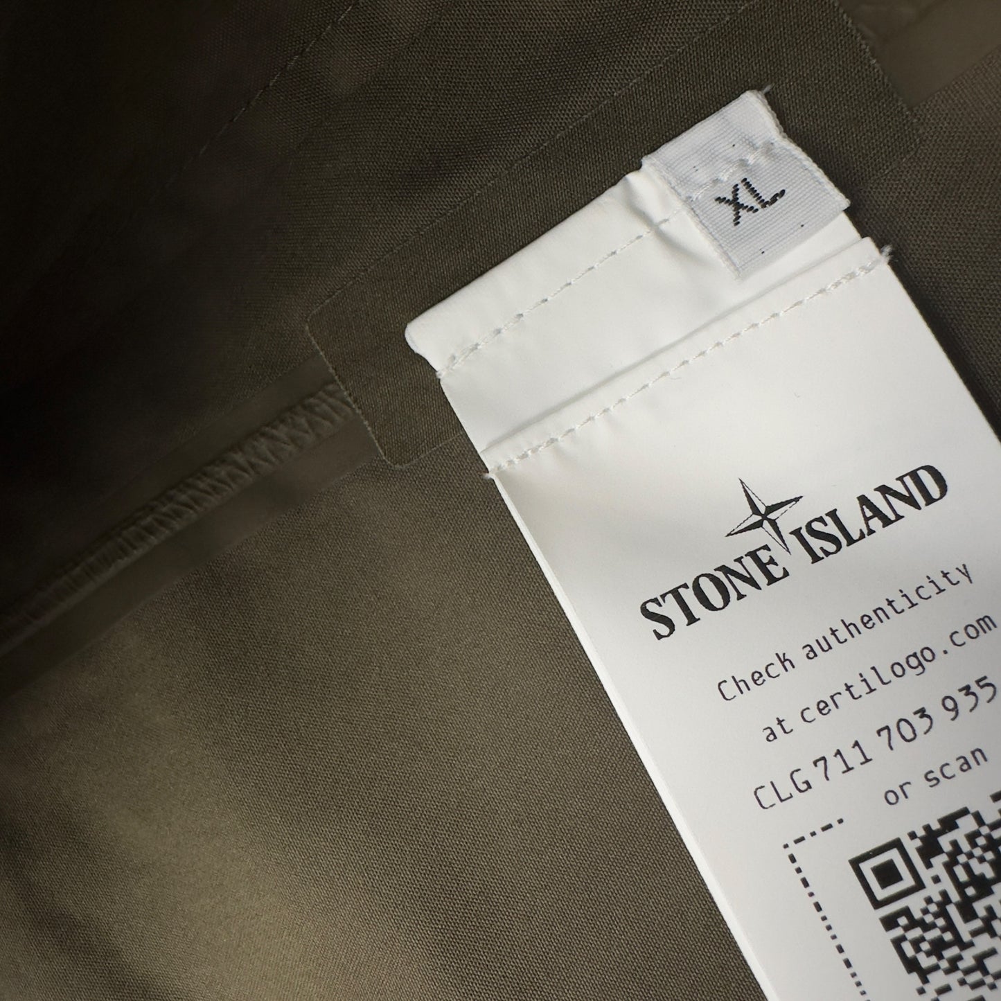 S/S 23 Stone Island O-Ventile Ghost Field Jacket - Khaki