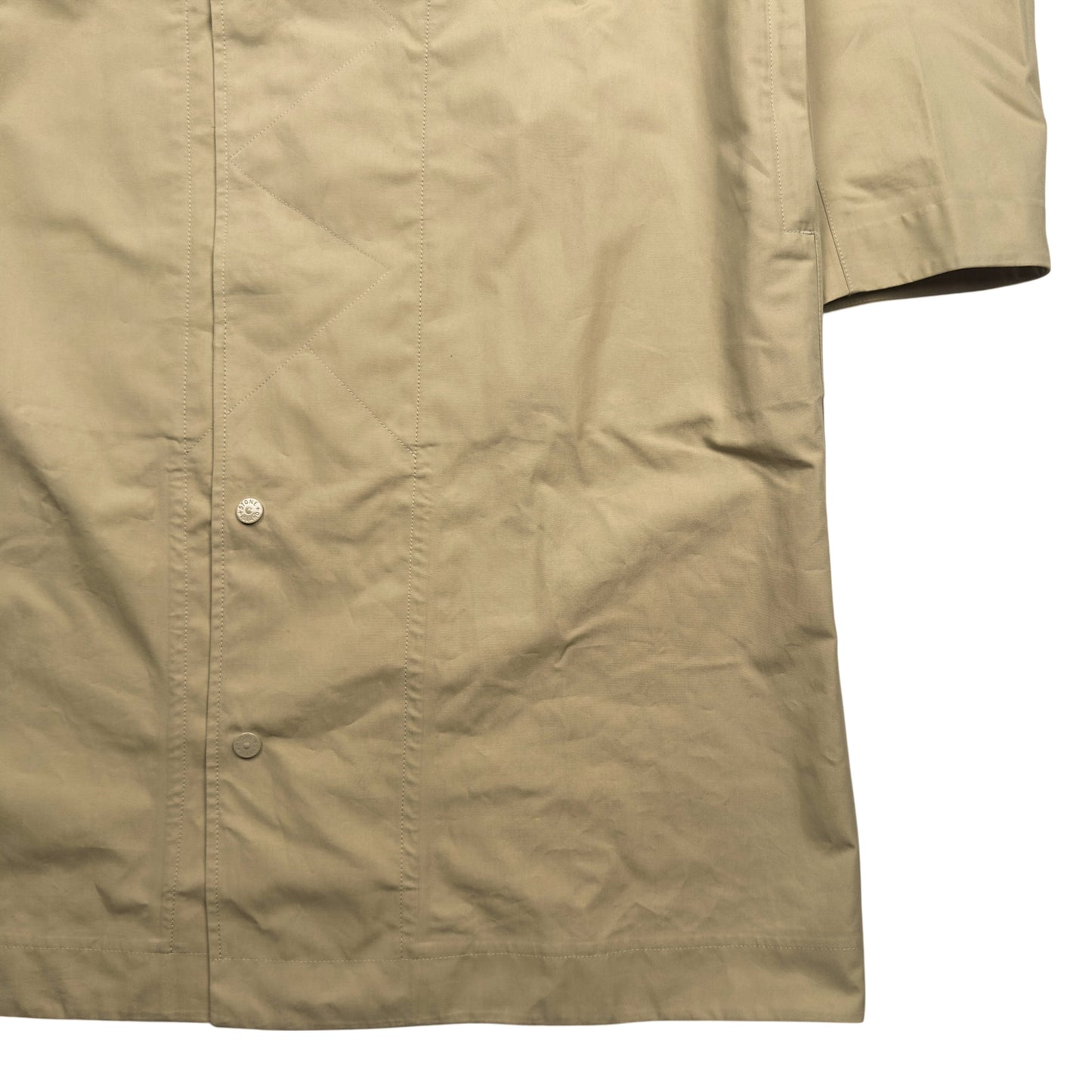 S/S 23 Stone Island O-Ventile Ghost Trench Coat - Beige