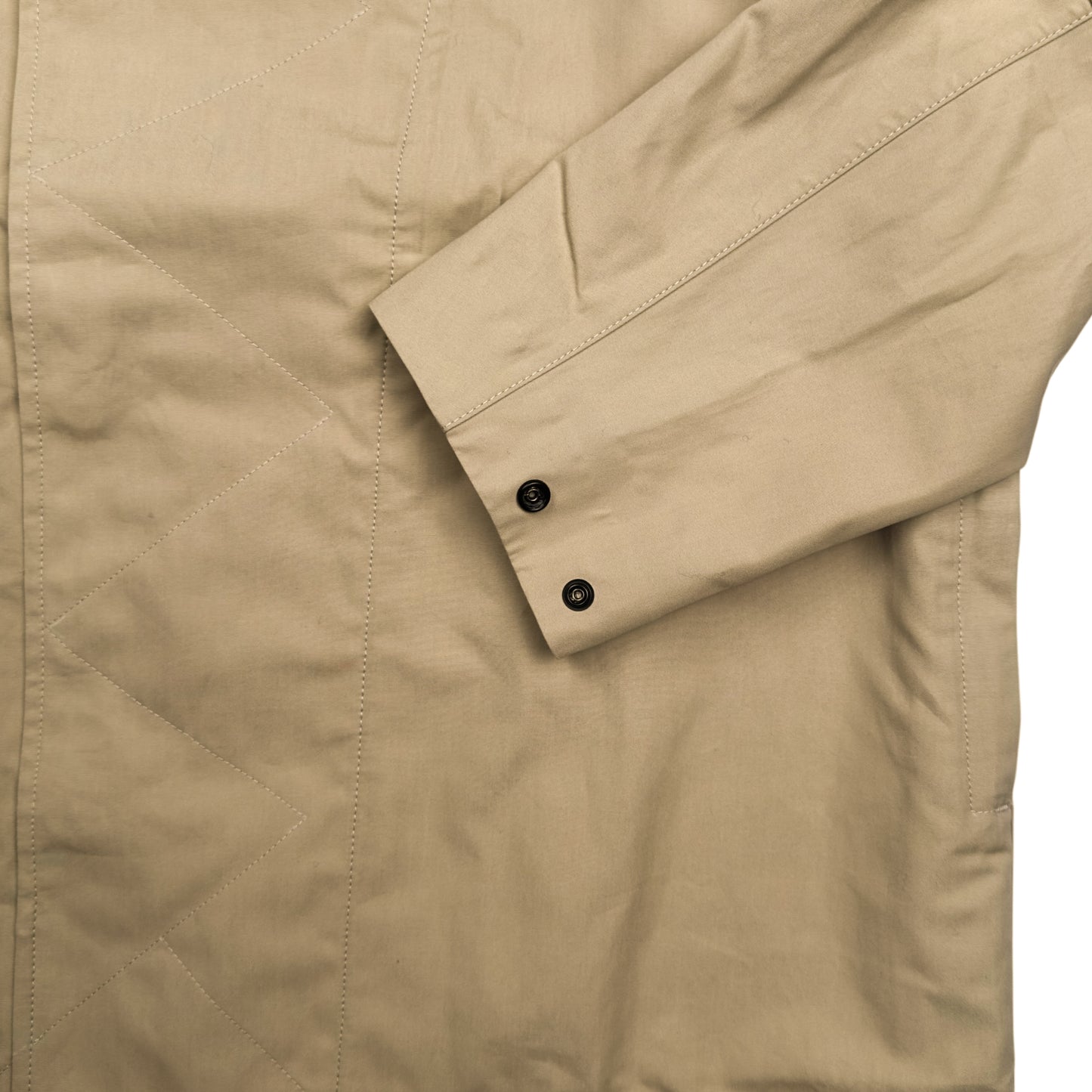 S/S 23 Stone Island O-Ventile Ghost Trench Coat - Beige