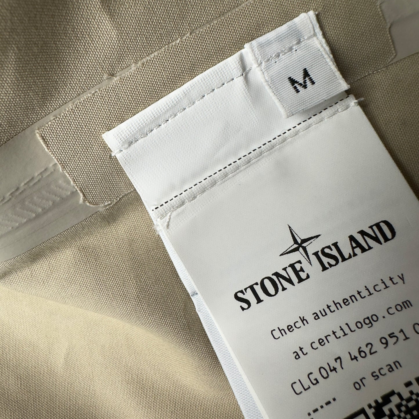 S/S 23 Stone Island O-Ventile Ghost Trench Coat - Beige
