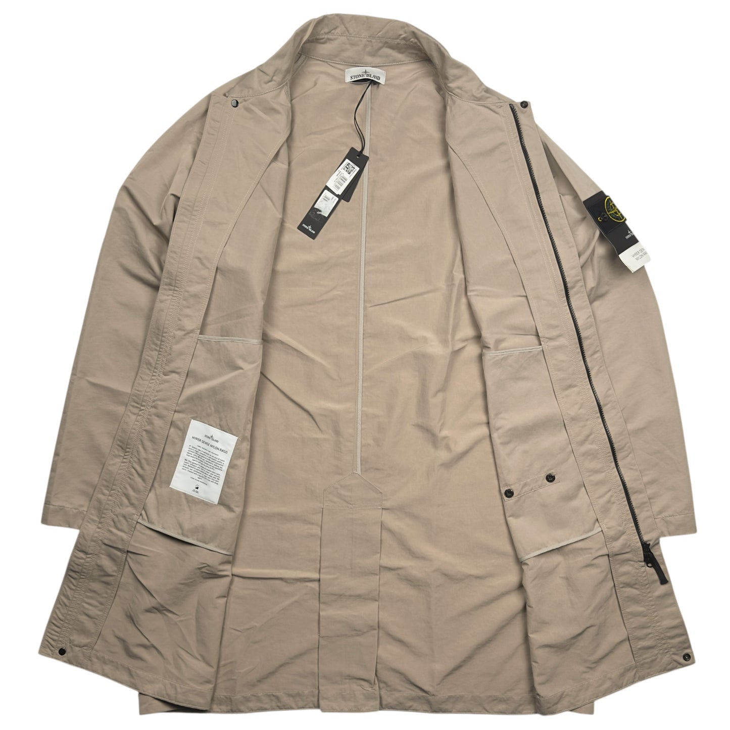 S/S 23 Stone Island Hyper Dense Nylon Raso Car Coat