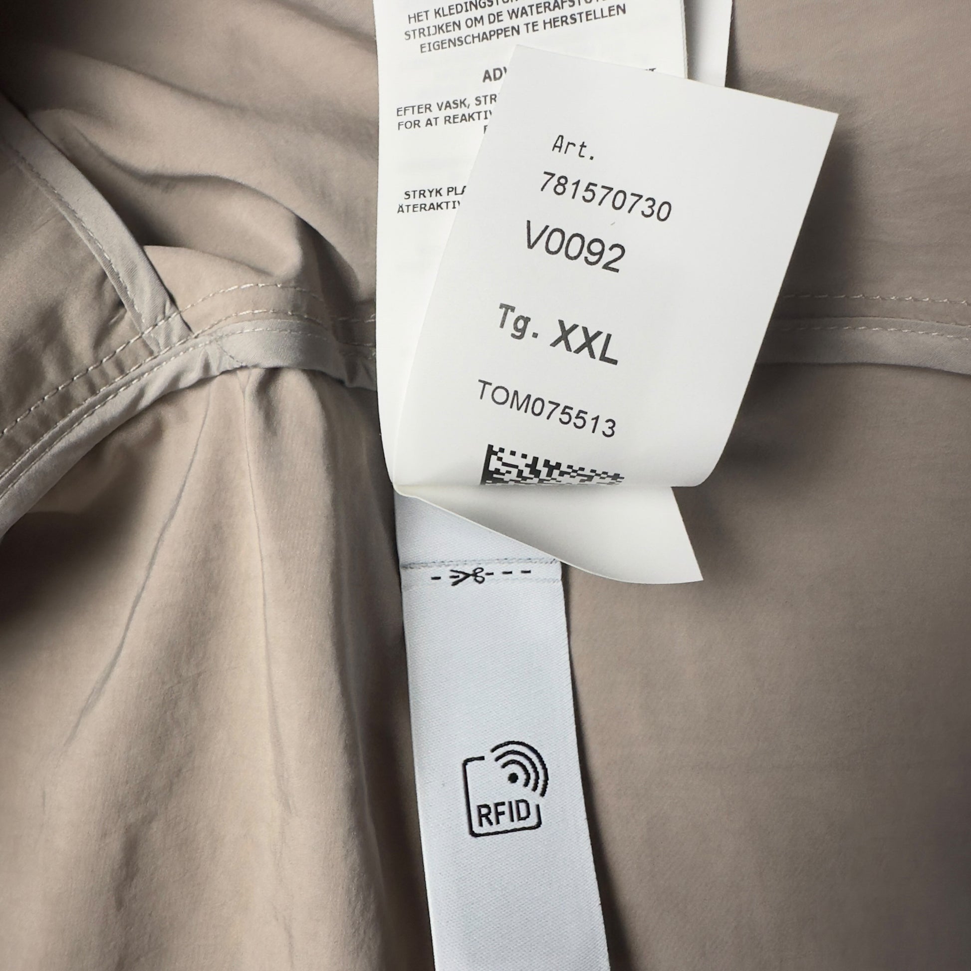 S/S 23 Stone Island Hyper Dense Nylon Raso Car Coat