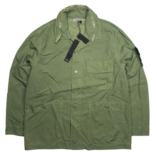 S/S 23 Stone Island Cupro Cotton Twill Jacket - Sage