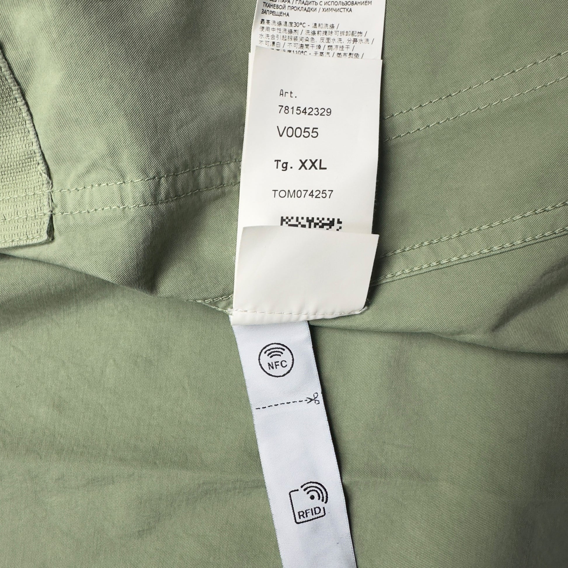 S/S 23 Stone Island Cupro Cotton Twill Jacket - Sage