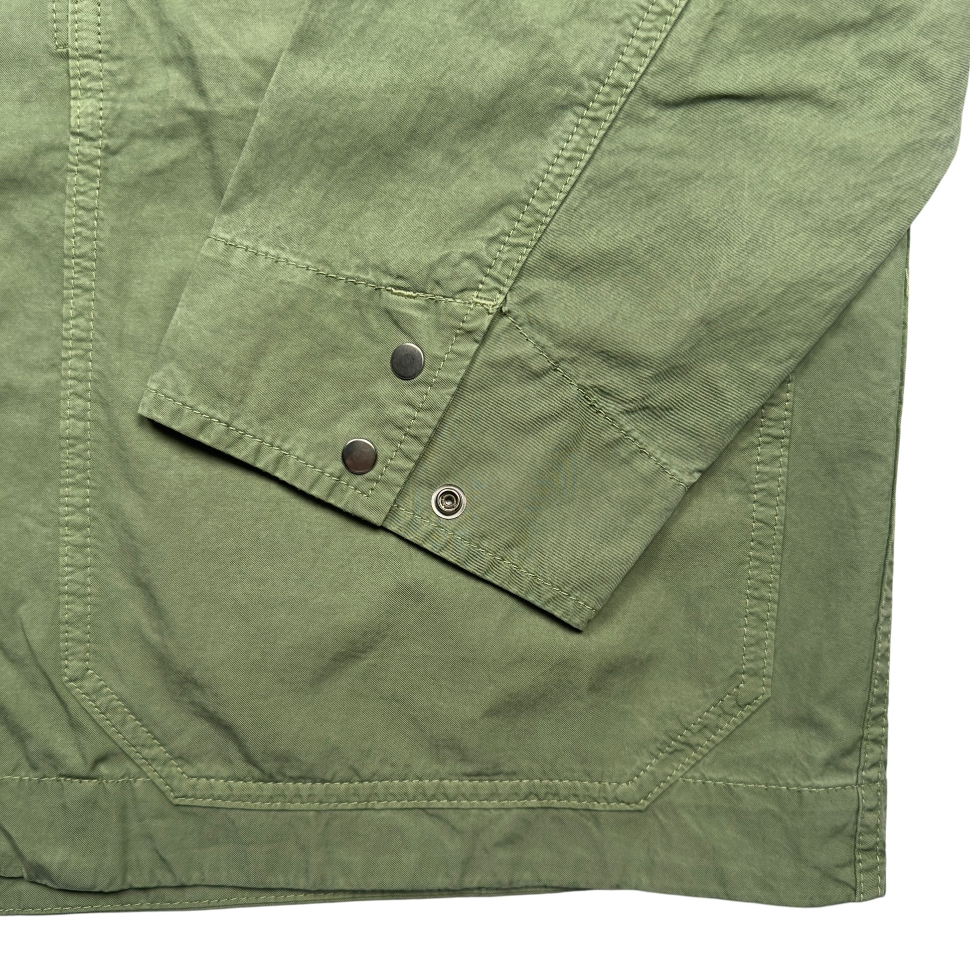 S/S 23 Stone Island Cupro Cotton Twill Jacket - Sage